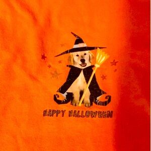Old Navy Halloween themed witch Labrador puppy dog long-sleeve shirt top